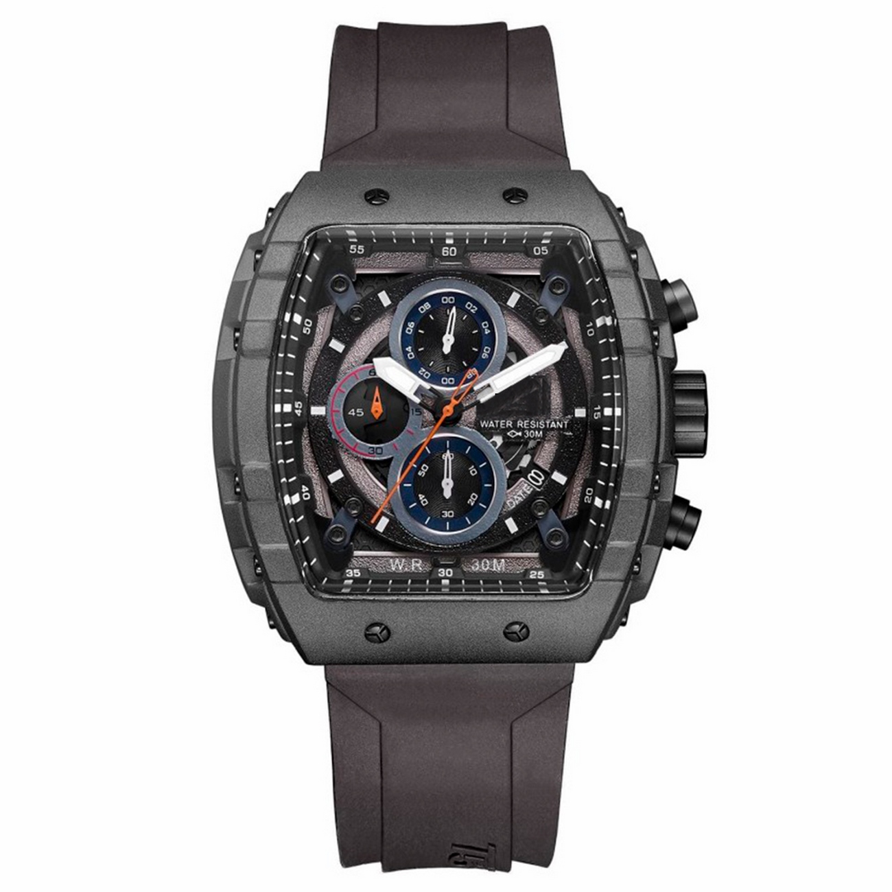 Reloj G-force Original H3996g Cronografo Gris + Estuche